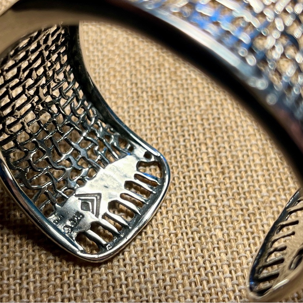 Silpada Sterling Silver Woven Cuff Bracelet - Picture 11 of 15